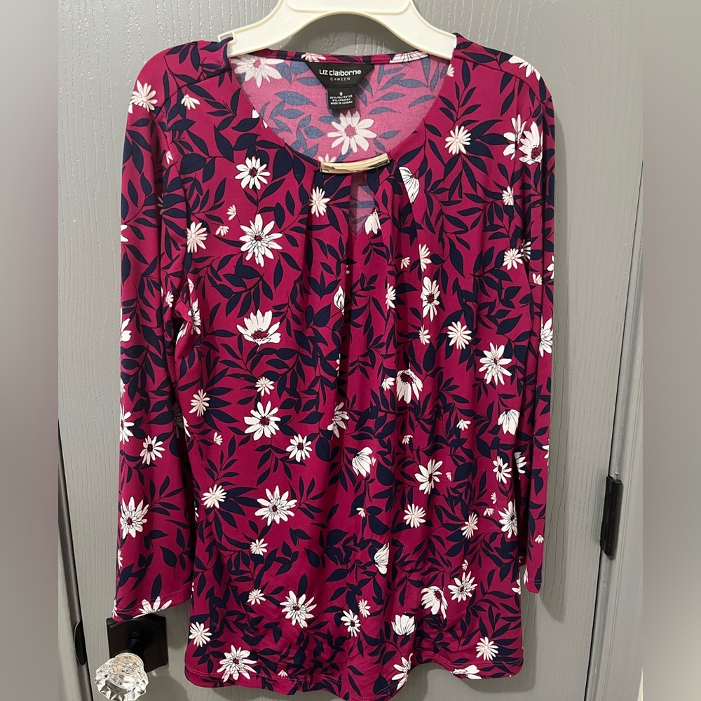 Womens Liz Claiborne career blouse size S